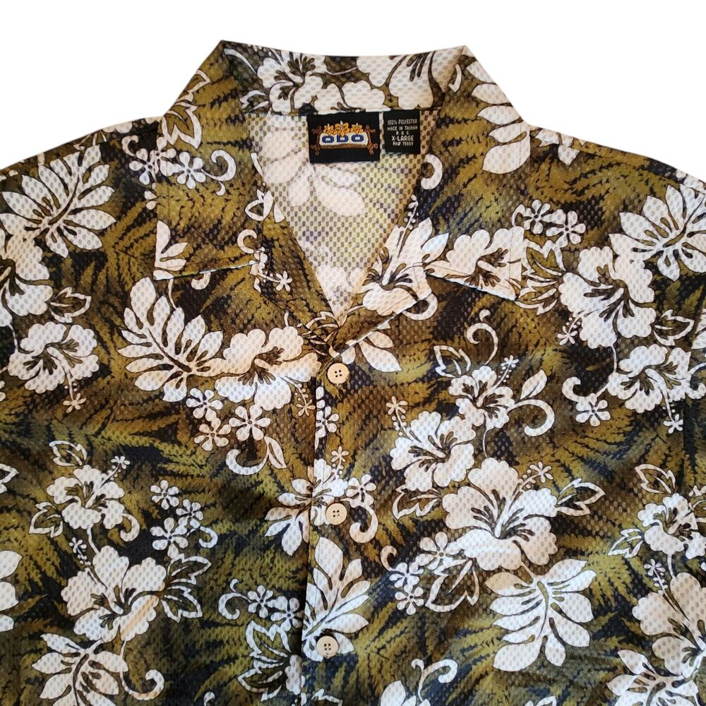 ODO Vintage Tropical Cooling Shirt, short sleeve, sz XL, Hawaiian Breathable